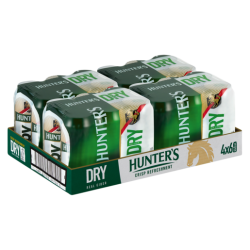 HUNTERS DRY CANS 440ml 6 PACK